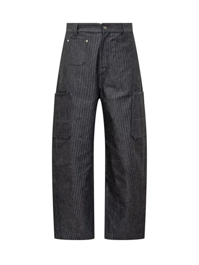 Givenchy Blue Cotton Clothing Jeans In Black