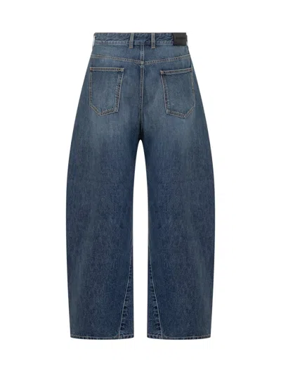 Givenchy Men Washed Out Denim Jeans In Blue