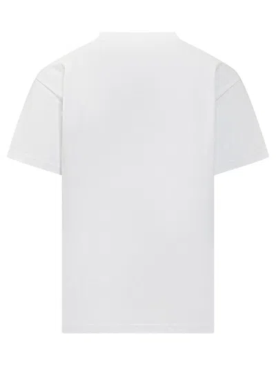 Givenchy White T-shirt With Maxi Logo On The Front In Cotton Man In White