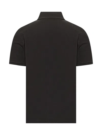 Givenchy Black Polo With  Logo In Black
