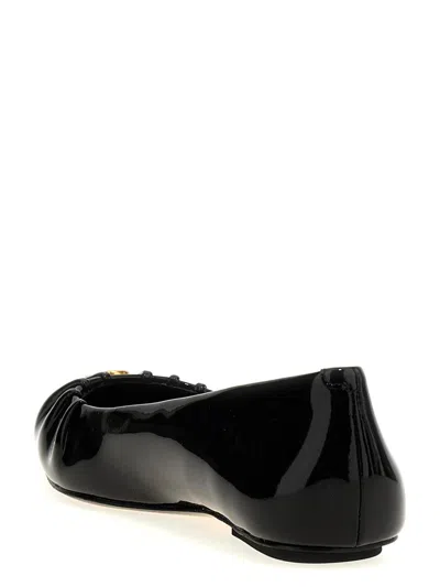 Marc Jacobs Woman Ballet Flats Black Size 7 Leather In Black