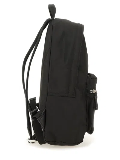Kenzo Backpack With Adjustable Straps And Top Handle In Black