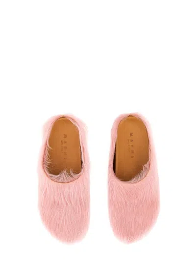 Marni Fussbett Sabot In Pink