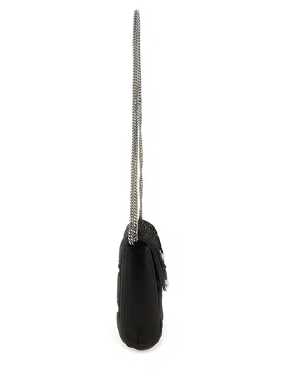 Roger Vivier "efflorescence" Clutch Bag In Black