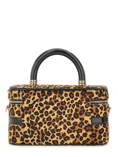 Roger Vivier Belle Vivier Vanity Mini Handbag In Brown