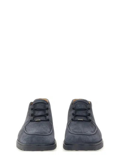 Tod's Mens Tods Ibrido Suede Desert Boots In Blue
