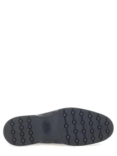 Tod's Mens Tods Ibrido Suede Desert Boots In Blue