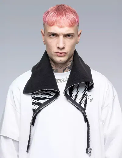 Acronym Modular Zippered Powerstretch® Neck Gaiter In Black