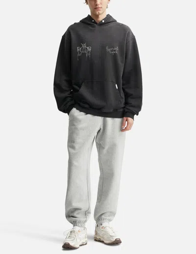 Represent Felpa Thoroughbred Dogs Oversize In Cotone Nero Uomo