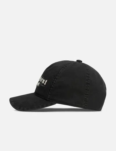 Represent Embroidered Script Cap Hat In Black