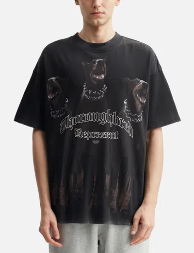 Represent Men's Thoroughbred T-shirt In Black