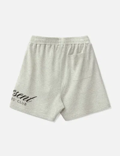 Represent Owners Club Script Mesh Shorts In Gray