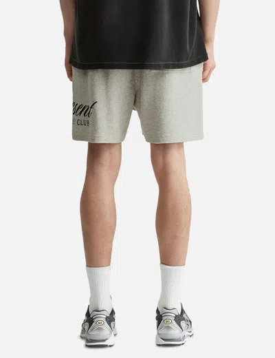 Represent Owners Club Script Mesh Shorts In Gray