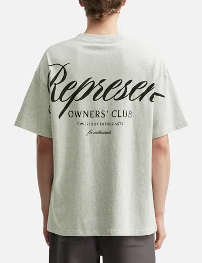 Represent Owners Club Script T-shirt In Neutral