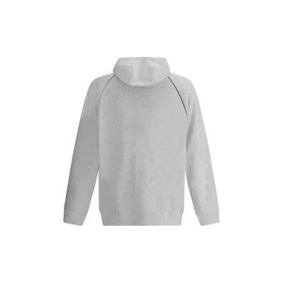 Brunello Cucinelli Cotton Men's Hoodie In Gray