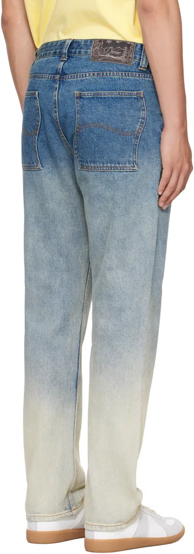 Dime Blue Straight Jeans