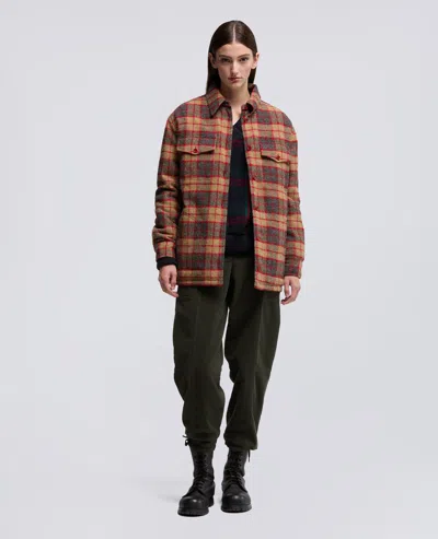 Aspesi Camicia Mod.5438 - Check Rosso In Brown