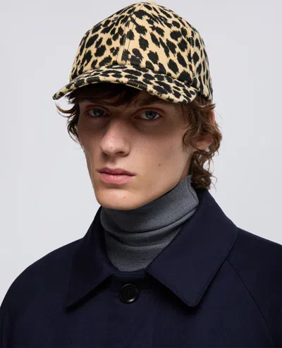 Aspesi Cappello In Fustagno Con Stampa Leopardo - Maculato In Brown