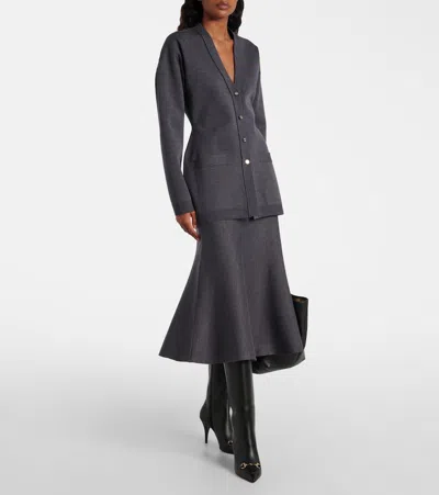 Gucci Signoria Leather Knee-high Boots In Black