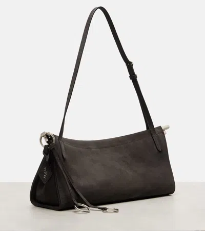 Alaïa Alaia Goatleather Shoulder Bag In Black