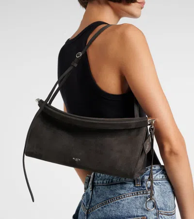 Alaïa Alaia Goatleather Shoulder Bag In Black