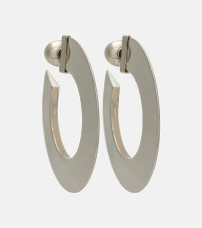 Alaïa Silver-tone Hoop Earrings In Gold