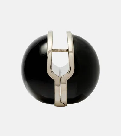 Alaïa Sphere Earrings In Black