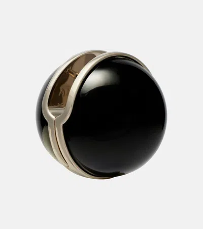 Alaïa Sphere Earrings In Black