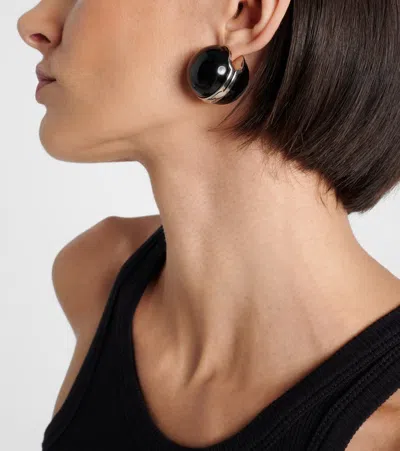 Alaïa Sphere Earrings In Black