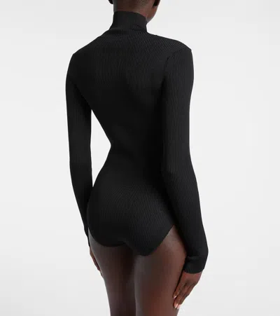 Givenchy Turtleneck Logo Wool-cashmere Sweater In Black