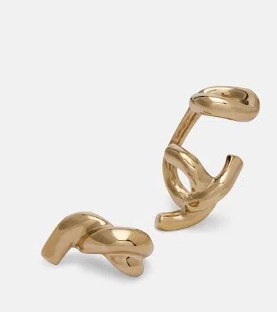 Givenchy Chain Link Earrings In Gold
