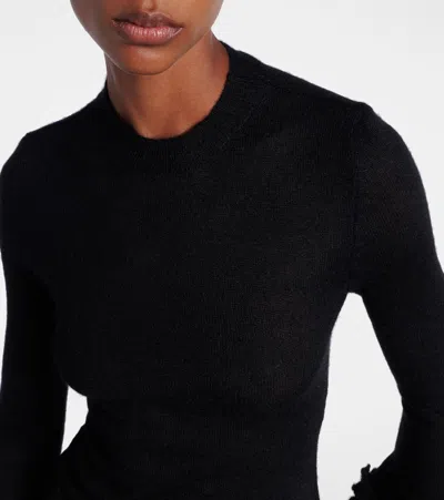 Alaïa Alaia Women Ruffled Sweater In Black