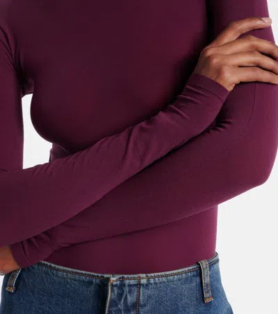 Alaïa Second Skin Bodysuit In Pink