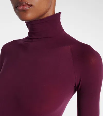 Alaïa Second Skin Bodysuit In Pink