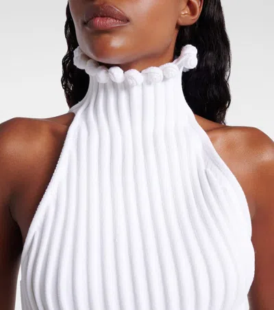 Alaïa Alaia Women Viscose Halter Top In White