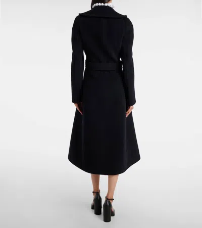 Alaïa Tailored Wool Coat In Black