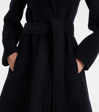 Alaïa Tailored Wool Coat In Black
