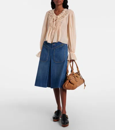 Chloé Womens Mustang Brown Paddington Small Leather Top-handle Bag In Brown