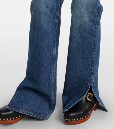 Chloé Rigid High-rise Straight-leg Jeans In Blue
