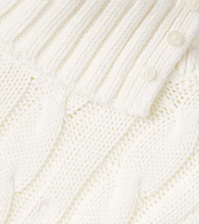 Polo Ralph Lauren Cable-knit Cotton Sweater In White