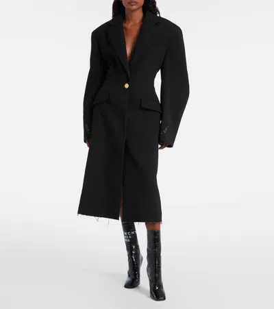 Givenchy Sliced Square Patent Leather Ankle Boots In Black