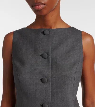 Rohe Róhe Wool Vest In Gold