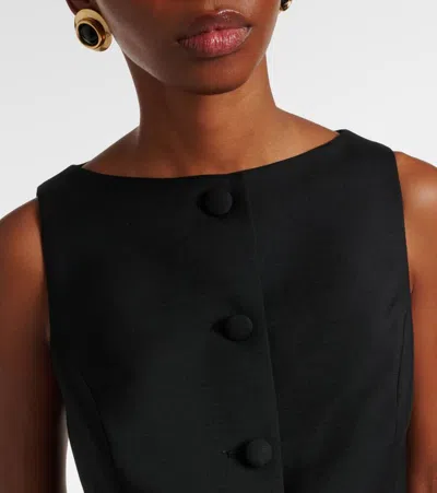 Rohe Button-front Vest In Black