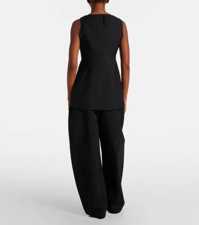 Rohe Button-front Vest In Black