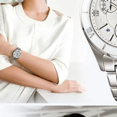 Casio Sheen Limited Edition Waterproof Stainless Steel Strap White Analog