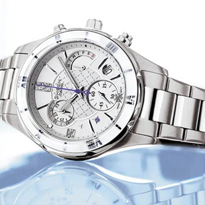Casio Sheen Limited Edition Waterproof Stainless Steel Strap White Analog