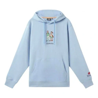 New Balance X Zpz Graphic Print Hoodie 'sky Blue'