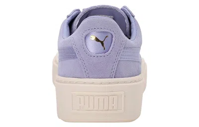 Puma (wmns)  Suede Platform Satin Purple In Blue