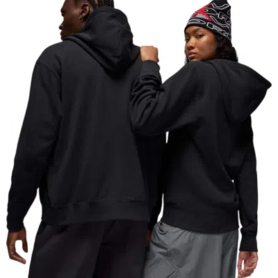 Air Jordan X Awake Ny Full-zip Fleece Relaxed Fit Hoodie 'black'