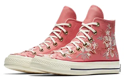 Converse (wmns)  Chuck 70 High 'floral Embroidery - Pink Coral'